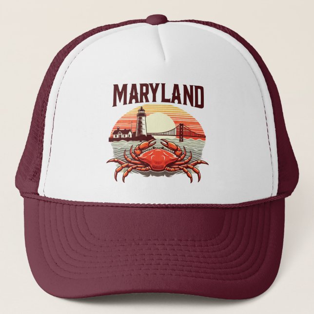 Gorra De Camionero Maryland (Anverso)