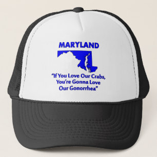Gorra De Camionero Maryland - Si Amas Nuestros Cangrejos...
