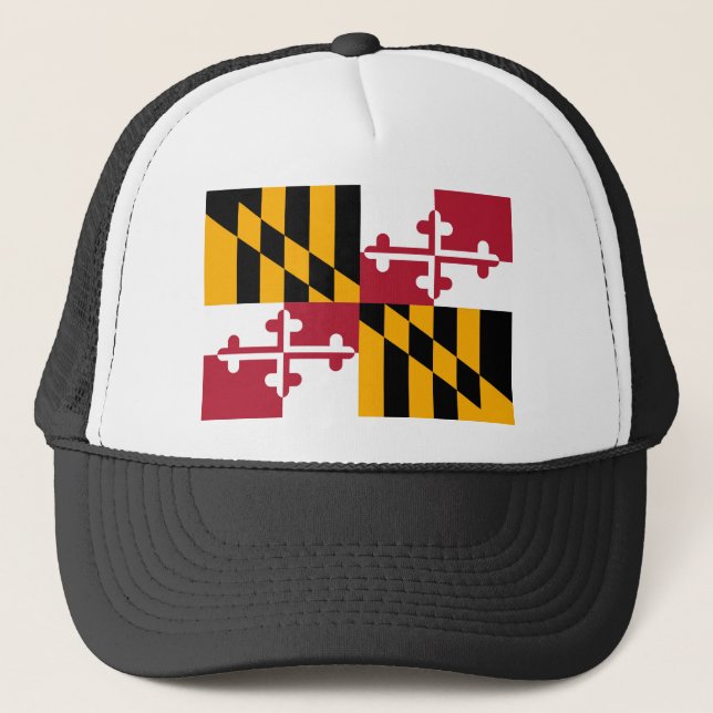 Gorra De Camionero Maryland State Flag Stylish (Anverso)