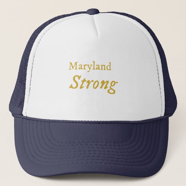 Gorra De Camionero Maryland Strong (Anverso)