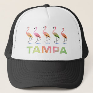 Gorra De Camionero Marzo de los flamencos tropicales TAMPA