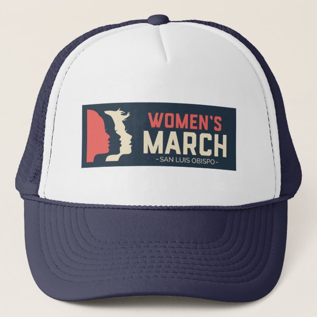 Gorra De Camionero Marzo SLO - casquillo de las mujeres del camionero (Anverso)
