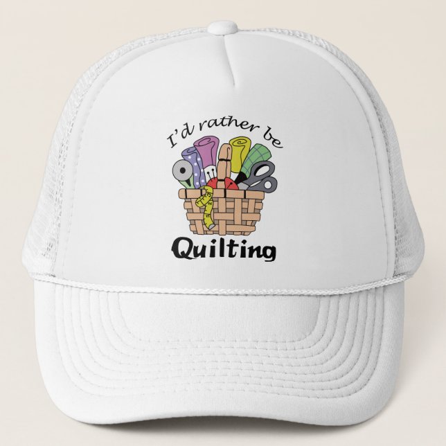 Gorra De Camionero Más bien estar acallando (Anverso)