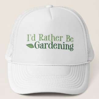 Gorra De Camionero Más bien ser jardinería (hoja)