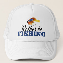 Gorra De Camionero Más bien ser Personalizado pescador