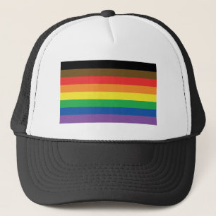 Gorra De Camionero Más colorean más personalizable LGBT del arco iris