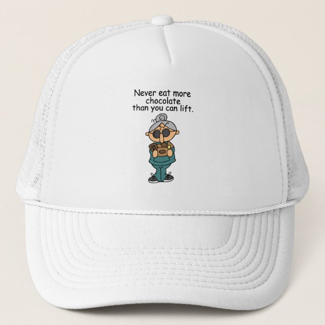 Gorra De Camionero Más humor de chocolate (Anverso)