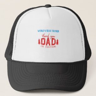 Gorra De Camionero Más lejos del mundo, gracias papá por todo