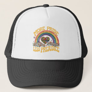 Gorra De Camionero Más orgullo menos prejuicio retro orgullo arcoiris