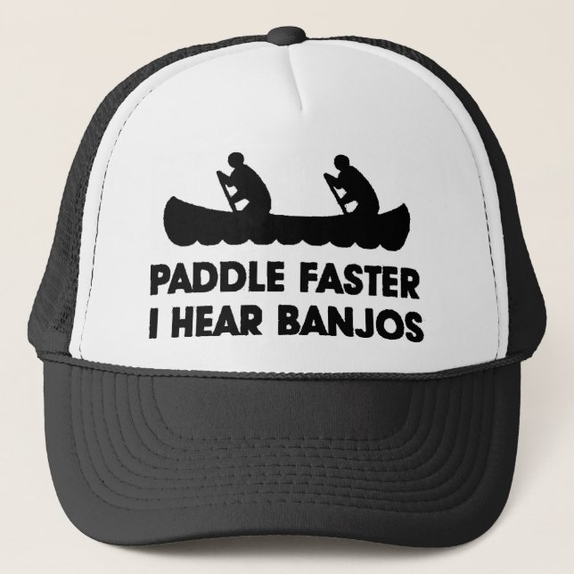 Gorra De Camionero Más rápido escucho el Banjo (Anverso)