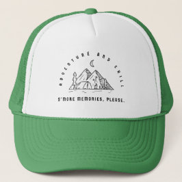 Gorra De Camionero Más Recuerdos de S'more, Por Favor. | Regalo Minim