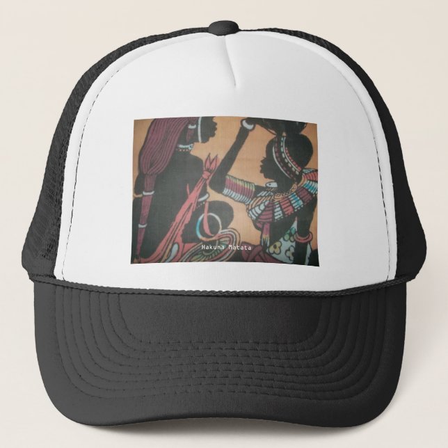 Gorra De Camionero MASAI Hakuna Matata (Anverso)