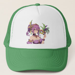 Gorra De Camionero Máscara Anime Mardi Gras