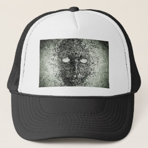Gorra De Camionero Máscara de cables abstracta