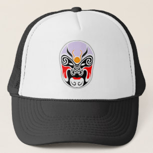 Gorra De Camionero Máscara de Dragón Tribal