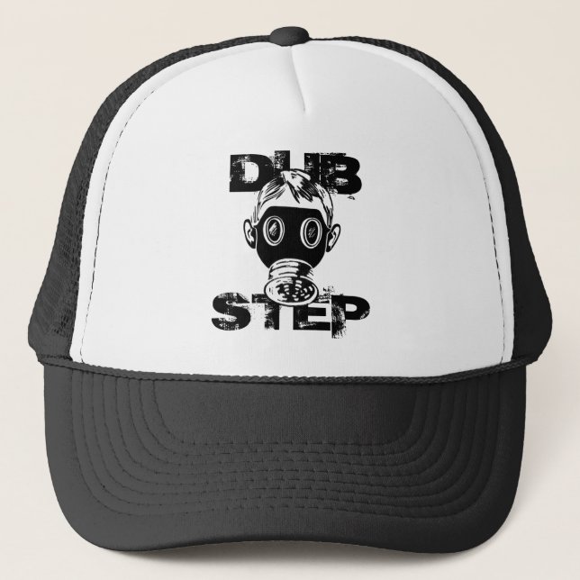 Gorra De Camionero Máscara de Gas Dubstep (Anverso)