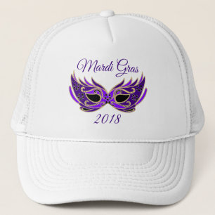 Gorra De Camionero Máscara de Mardi Gras 2018