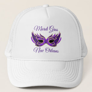 Gorra De Camionero Máscara de Mardi Gras Nueva Orleans