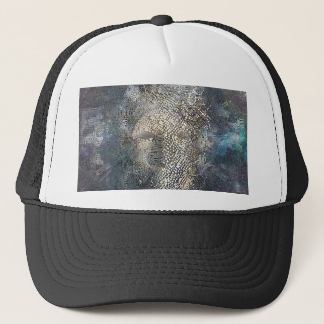 Gorra De Camionero Máscara facial humana (Anverso)