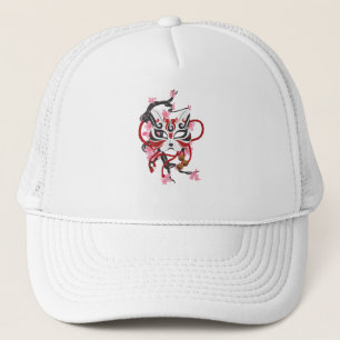 Gorra De Camionero Máscara japonesa de bonito