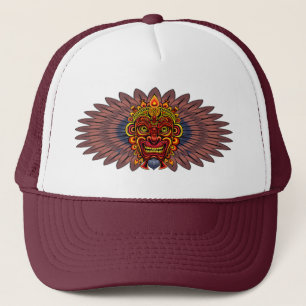 Gorra De Camionero Máscara ritual del rey guerrero tribal