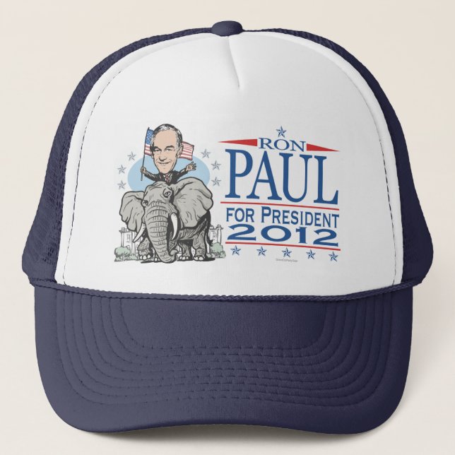 Gorra De Camionero Mascota 2012 del GOP de Ron Paul (Anverso)