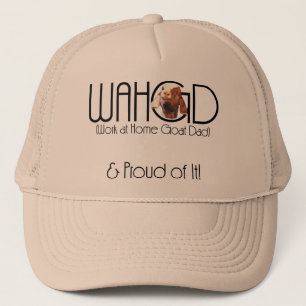 Gorra De Camionero Mascota de cabras Boer animal Boer trabajo de cabr