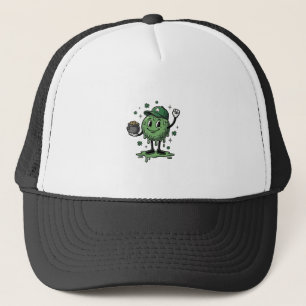 Gorra De Camionero Mascota de Slime del Día de San Patricio Camiseta