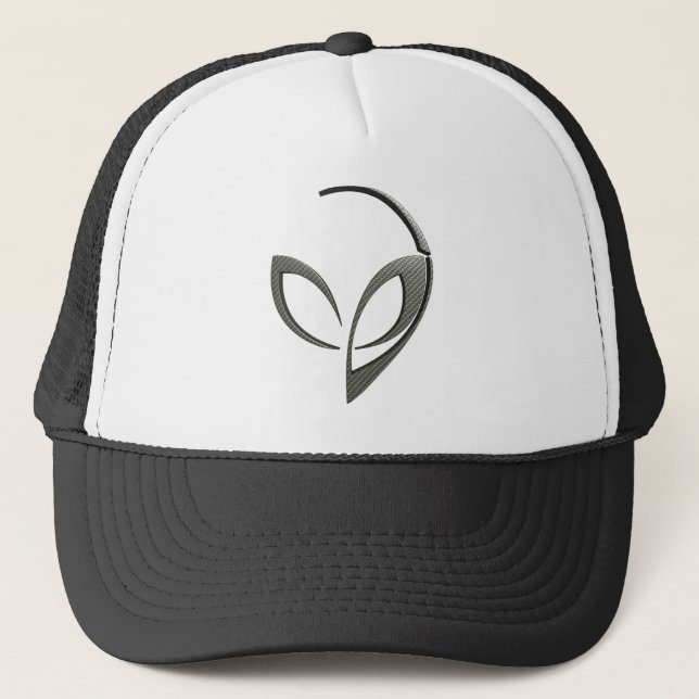 Gorra De Camionero Mascota extranjera en "fibra de carbono " (Anverso)