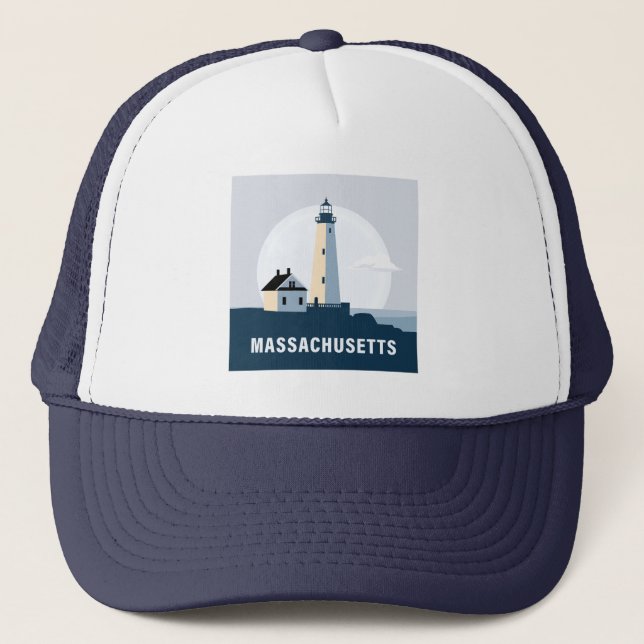 Gorra De Camionero Massachusetts (Estados Unidos de América) (Anverso)