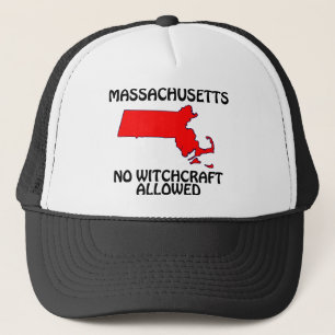 Gorra De Camionero Massachusetts - No se permite la brujería