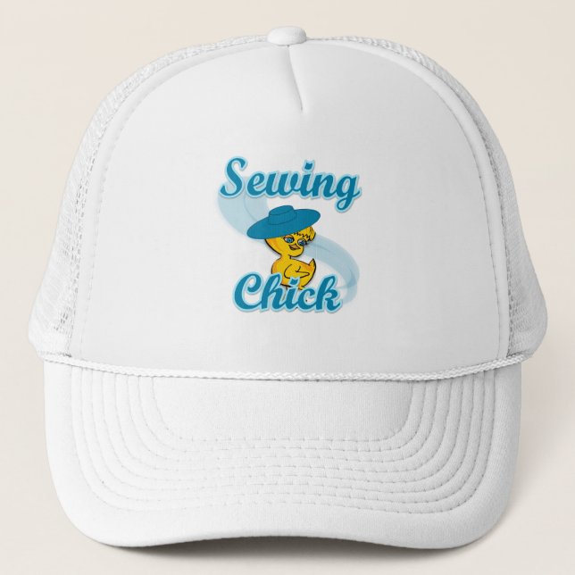 Gorra De Camionero Masticando el pollo #3 (Anverso)