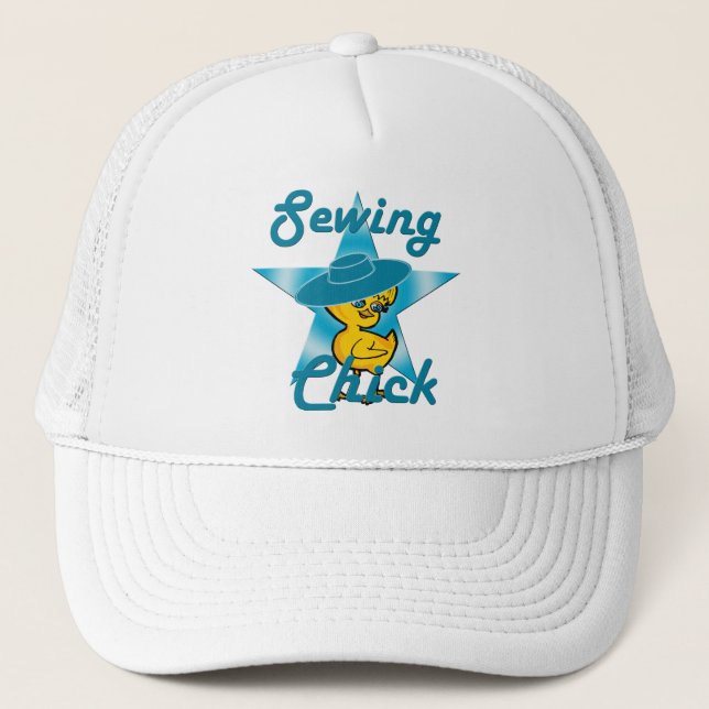 Gorra De Camionero Masticando el pollo #7 (Anverso)