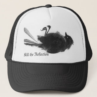 Gorra De Camionero Mate a la reflexión - pájaro muerto