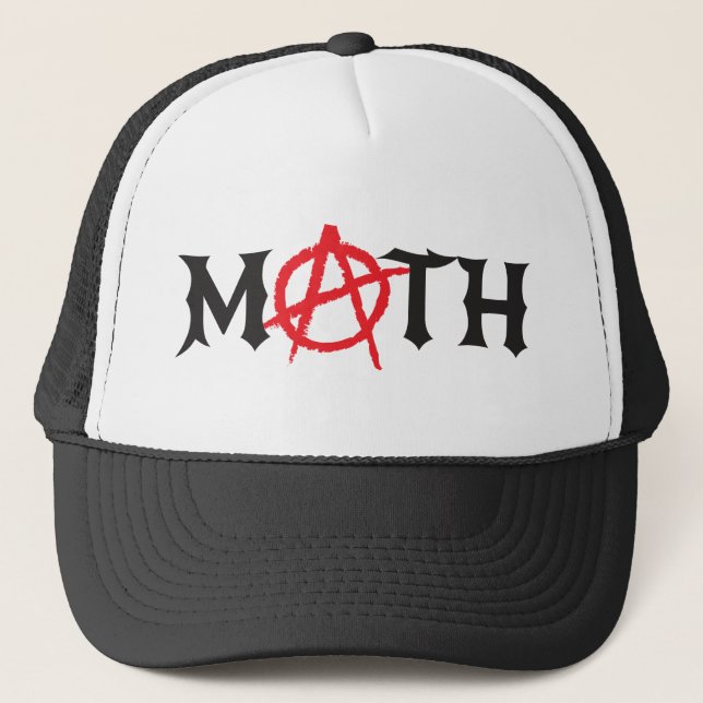 Gorra De Camionero Matemáticas de la anarquía (Anverso)