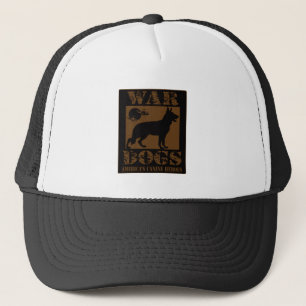 Gorra De Camionero Material gráfico de perros-guerra