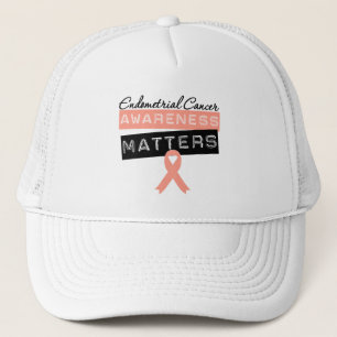 Gorra De Camionero Materias de la conciencia del cáncer endometrial
