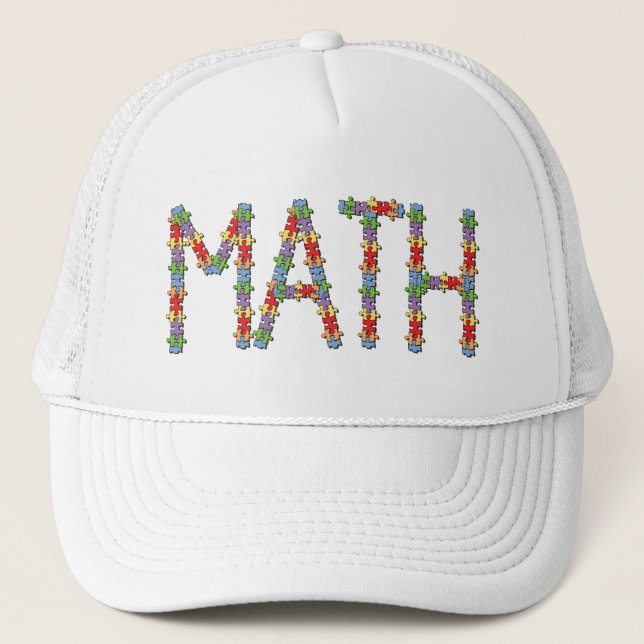 Gorra De Camionero Math Jigsaw (Anverso)