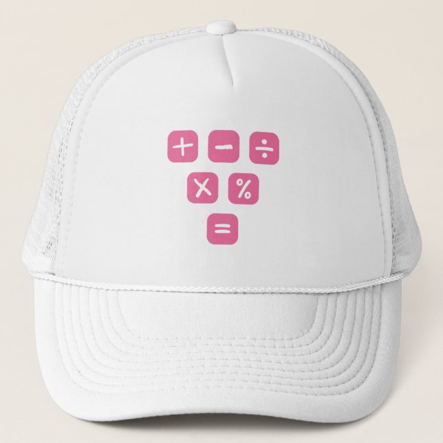 Gorra De Camionero Math Symbols matemáticos Rótulos matemáticos matem (Anverso)