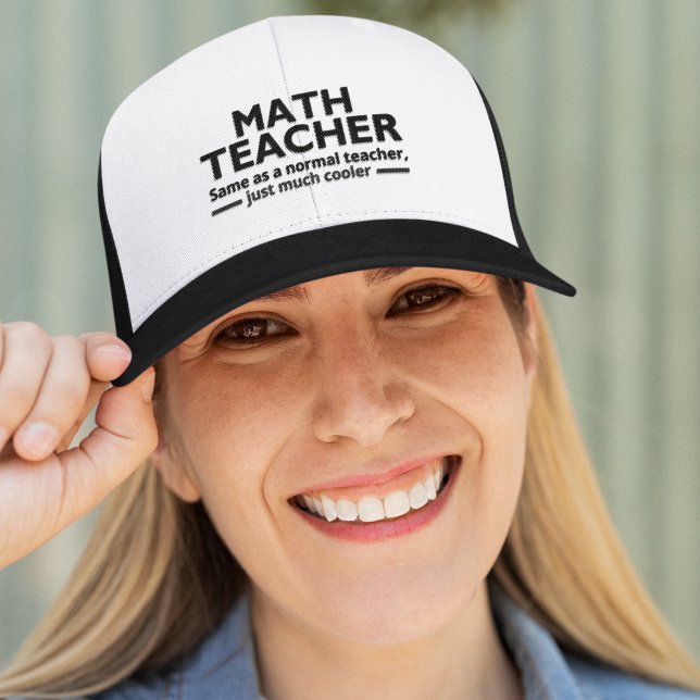 Gorra De Camionero Math Teacher Funny Math (Subido por el creador)