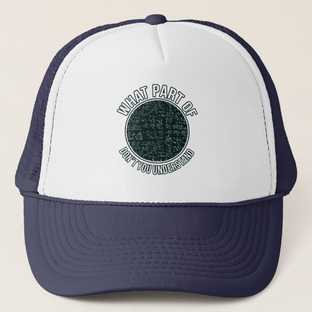 Gorra De Camionero Math Teacher Sarcasm Mathematics Maths Student (Anverso)