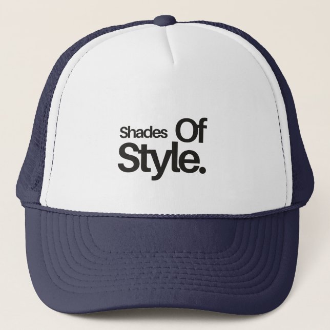 Gorra De Camionero Matices de estilo  (Anverso)
