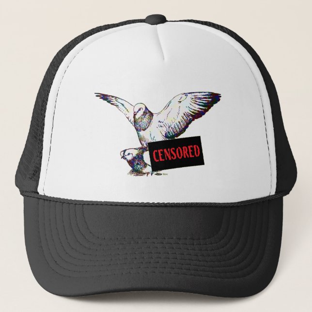 Gorra De Camionero Mating de las palomas: ¡censurado! (Anverso)