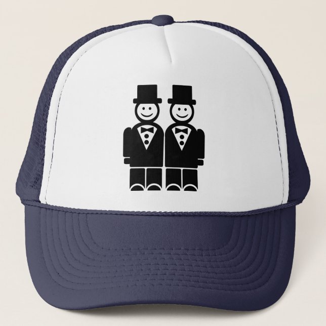 Gorra De Camionero Matrimonio homosexual (Anverso)