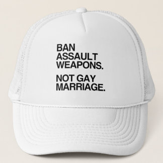 GORRA DE CAMIONERO MATRIMONIO HOMOSEXUAL DE LAS ARMAS DE ASALTO DE LA
