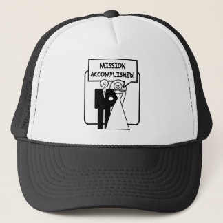 Gorra De Camionero Matrimonio "Misión cumplida"