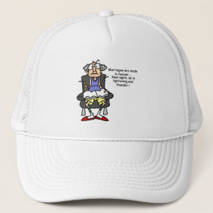 Gorra De Camionero Matrimonio, relámpago, humor trueno