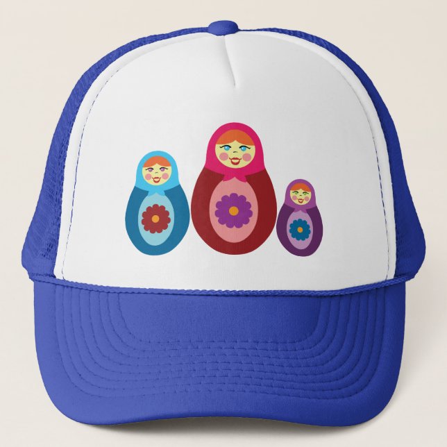 Gorra De Camionero Matryoshka Dolls (Anverso)