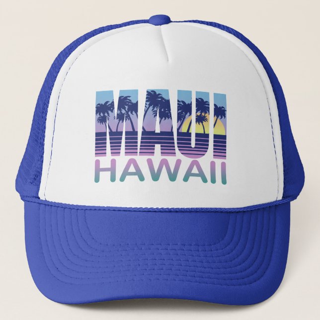 Gorra De Camionero Maui Hawaii (Anverso)