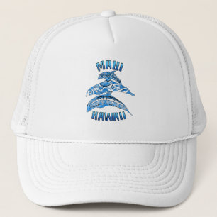 Gorra De Camionero Maui Hawaii Vacaciones para delfines tribales